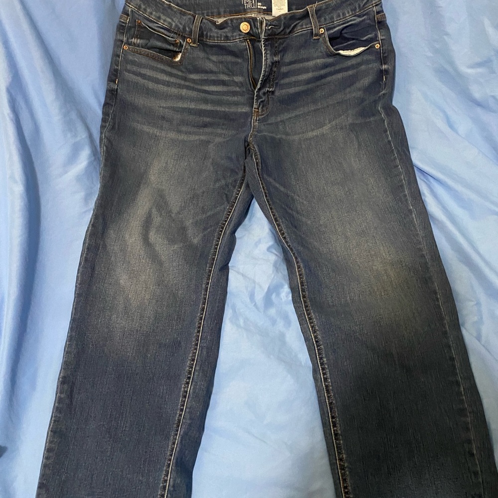 Straight leg jeans